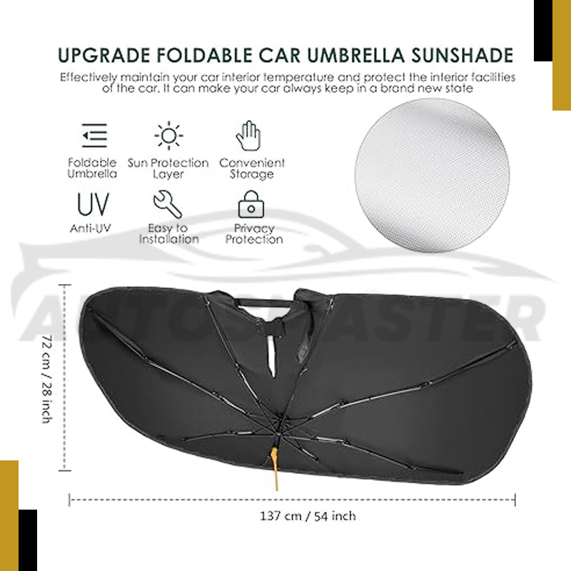 Universal Car Windshield Sun Shade Umbrella Protector