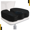Foam Orthopedic Wedge Car Seat Cushion, Non-Slip Coccyx Pad, Pain Relief - for Car Computer Desk Chairs and Traveling